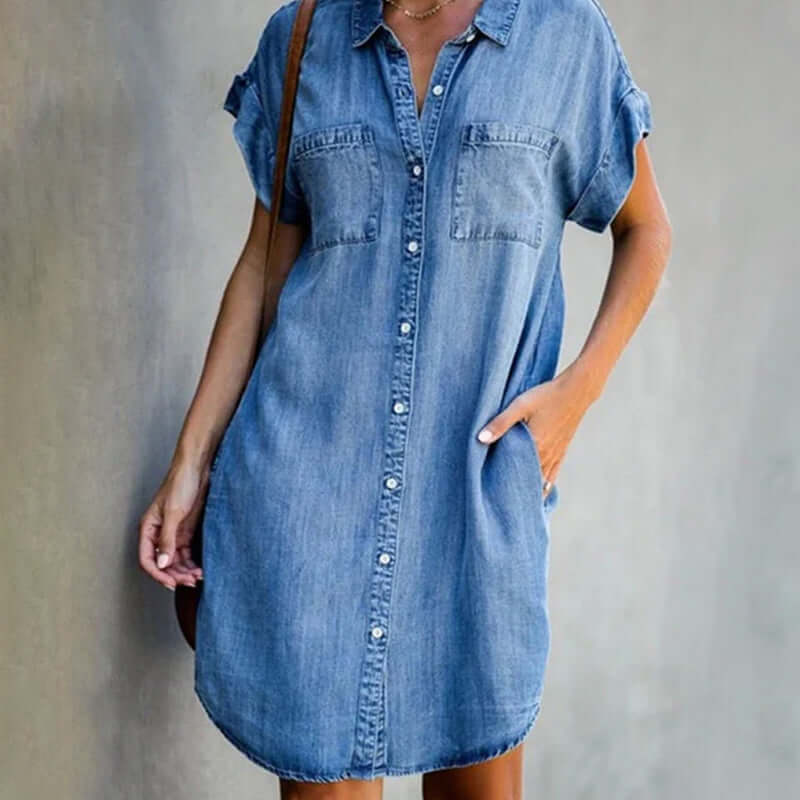 Lina | Robe en jean