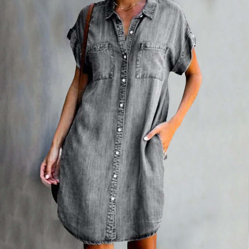 Lina | Robe en jean