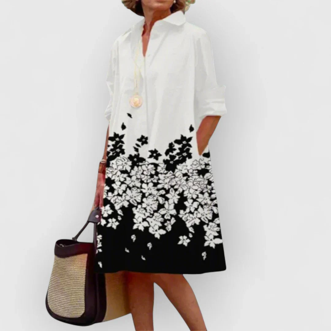 Kristel | Robe midi à pois