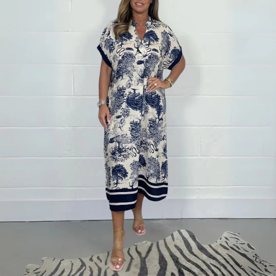 Vina - Robe imprimée