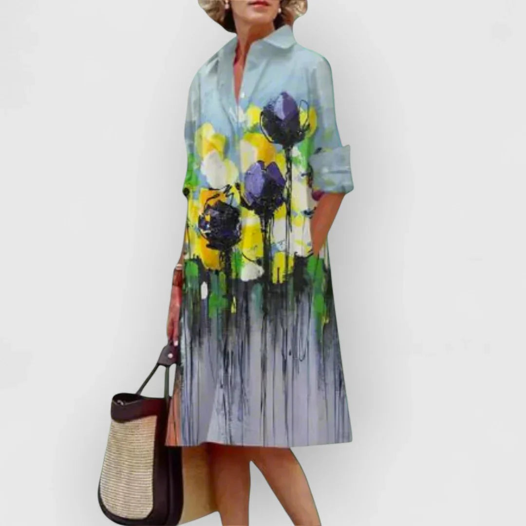 Aira | robe élégante à fleurs