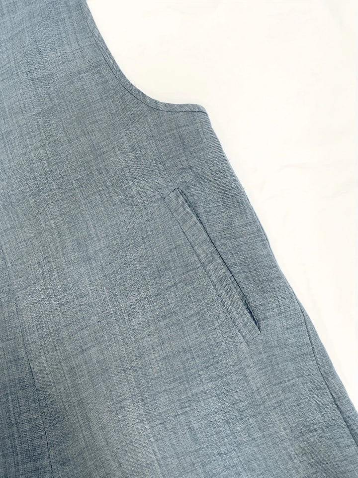 Annia™ | Salopette Décontractée à Jambes Larges avec Poches