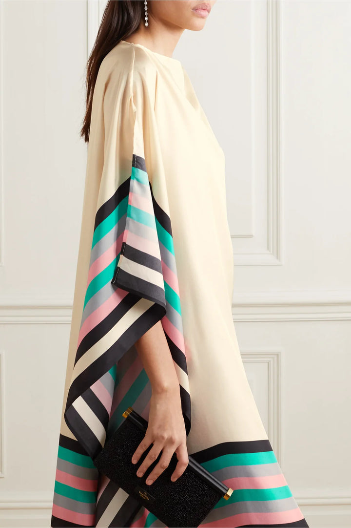 Iria | Caftan élégant avec imprimé géométrique