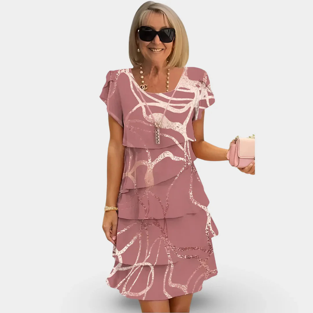 Tindra™ - Robe portefeuille à imprimé léopard