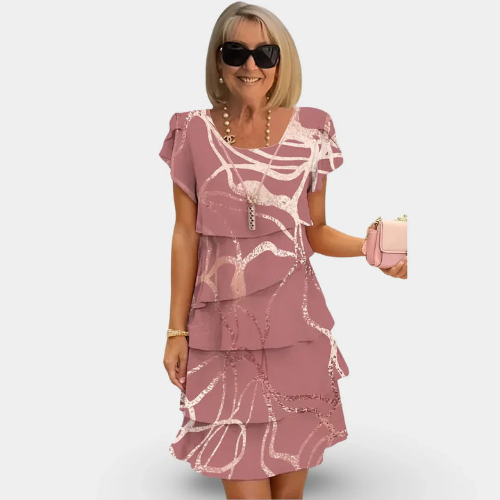 Tindra™ - Robe portefeuille à imprimé léopard