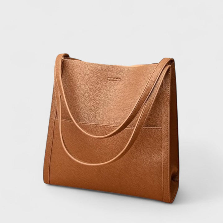 Fera – Sac bandoulière en cuir véritable uni