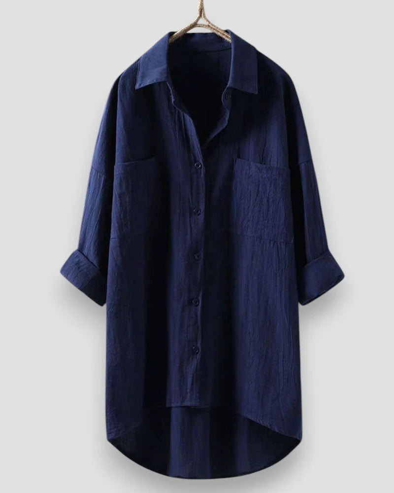 Simone – Élégance Intemporelle et Polyvalente Chemise