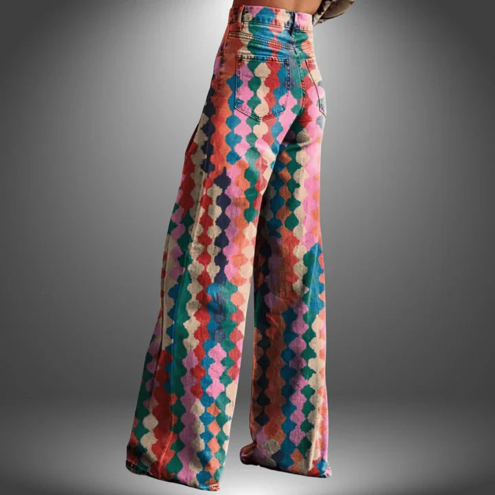 Olivia | Pantalon artisanal coloré