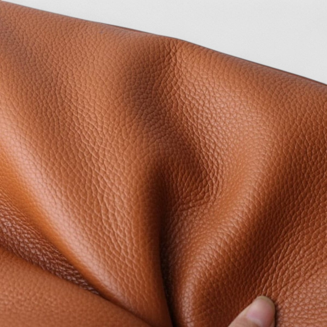 Fera – Sac bandoulière en cuir véritable uni