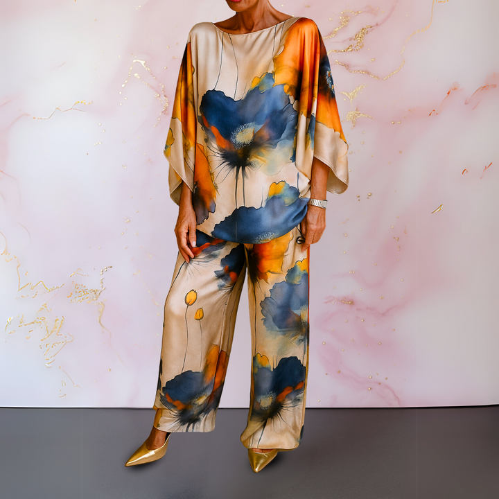 Moniek™ | Ensemble deux pièces en satin pour femme