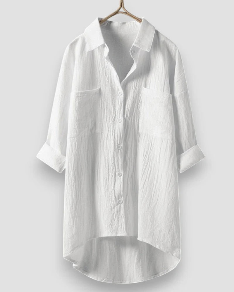 Simone – Élégance Intemporelle et Polyvalente Chemise