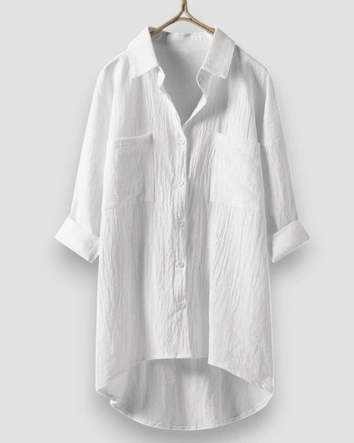 Simone – Élégance Intemporelle et Polyvalente Chemise