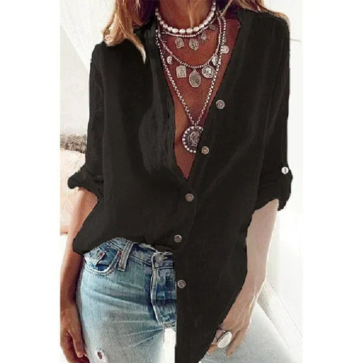 EMMA | Chemise décontractée en coton et lin