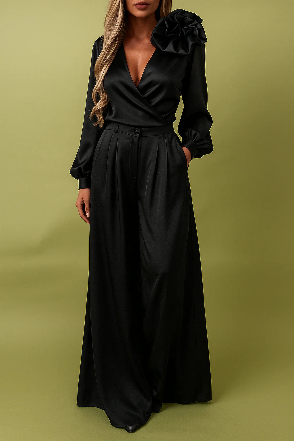 Aubriella – Ensemble Pantalon Élégantv