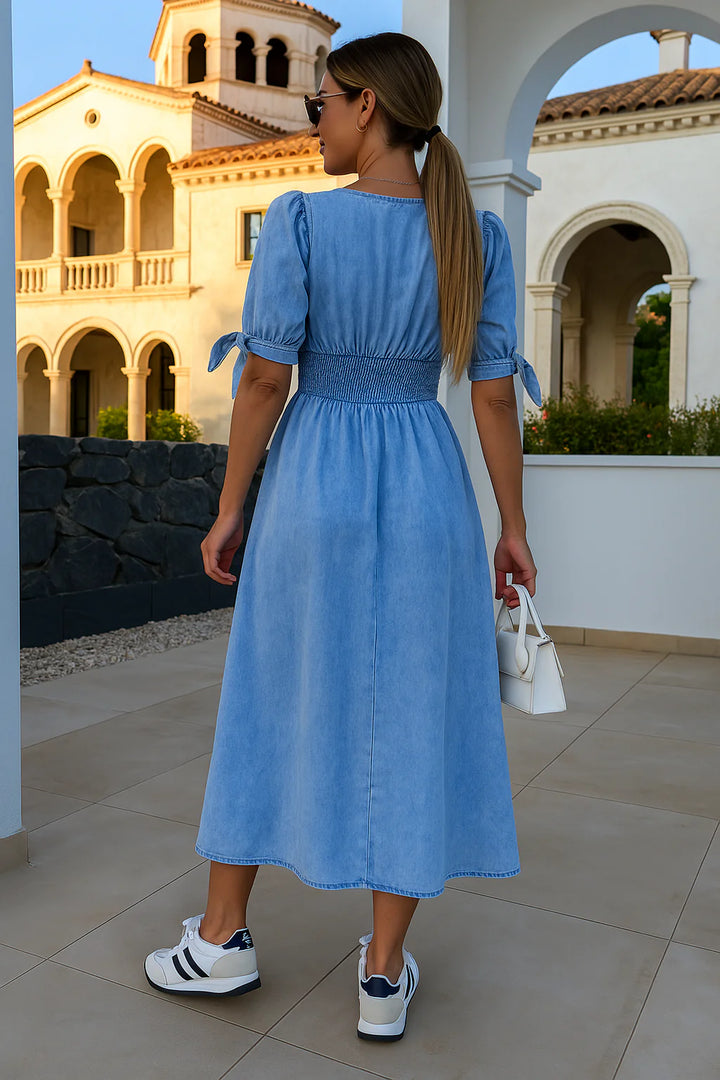 Amélie™ | Robe en jean brillante