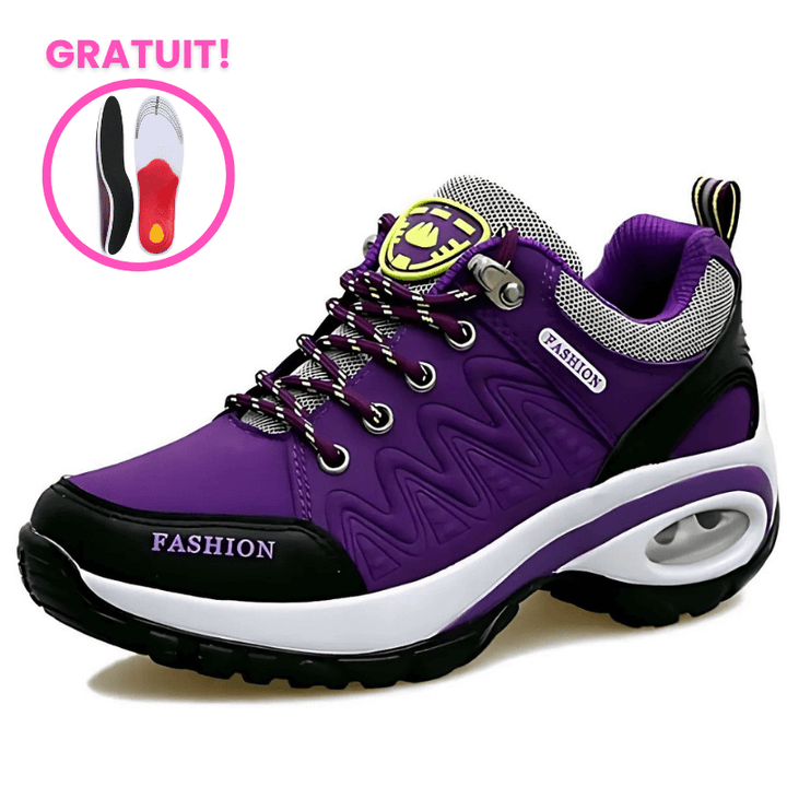 OrthoTrek™ - Chaussures de randonnée avec semelle orthopédique gratuite
