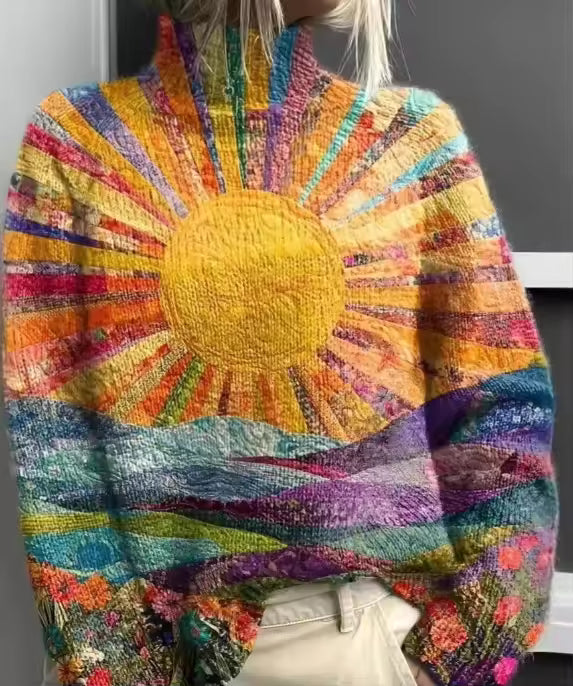 Adele – Pull à Col Roulé d’Hiver