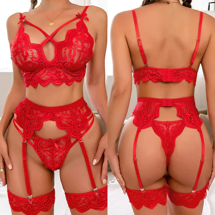 Yara™ 1+1 Free | Ensemble De Lingerie Française 3 Pièces