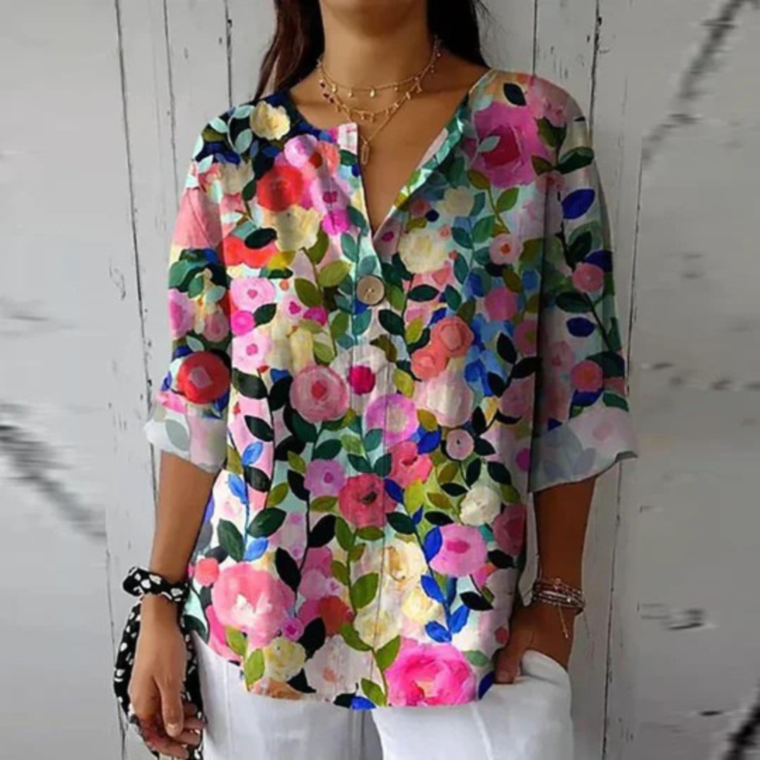 Sassa™ - Blouse florale élégante
