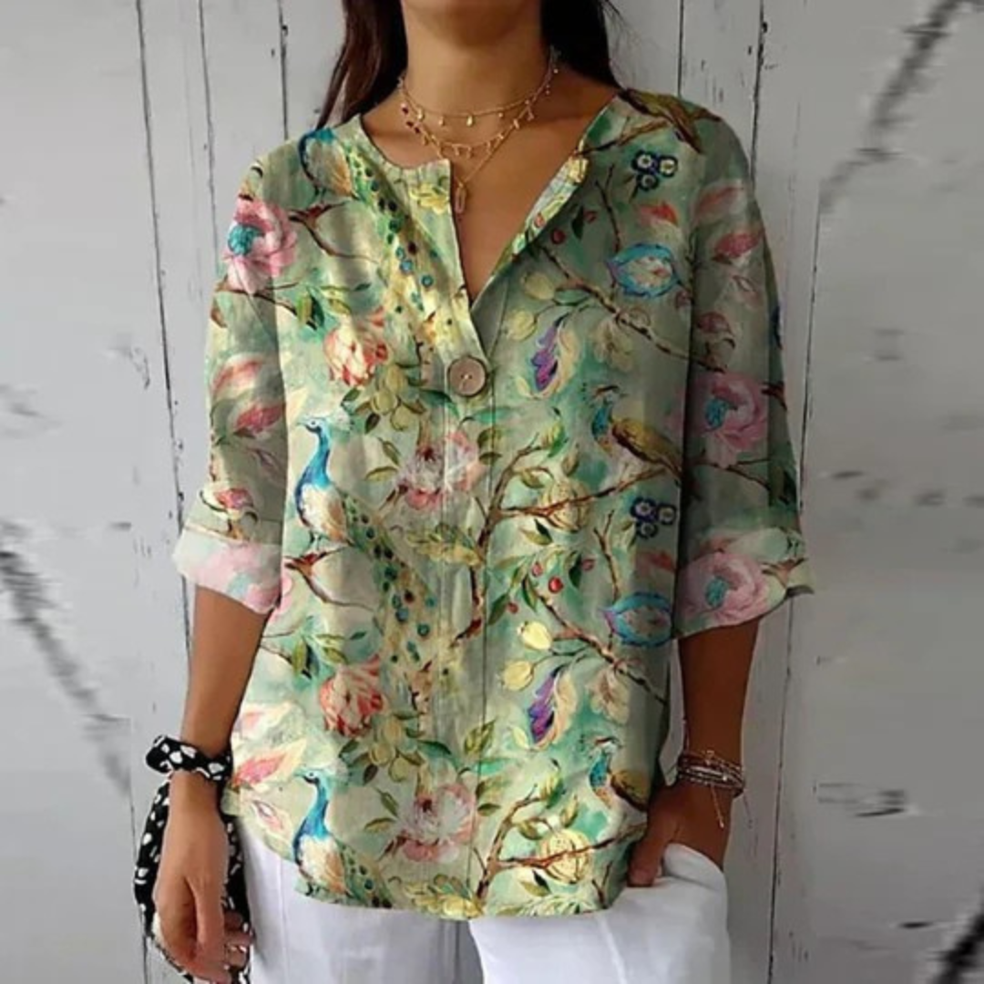 Sassa™ - Blouse florale élégante