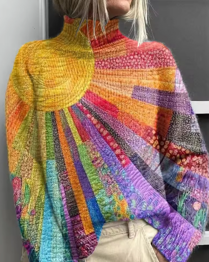 Adele – Pull à Col Roulé d’Hiver