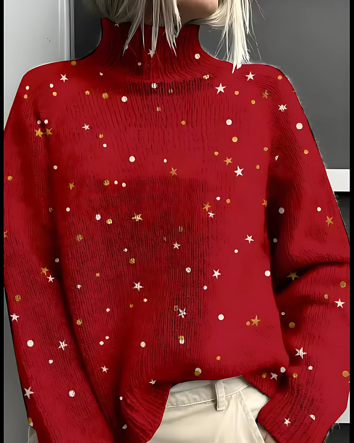 Adele – Pull à Col Roulé d’Hiver