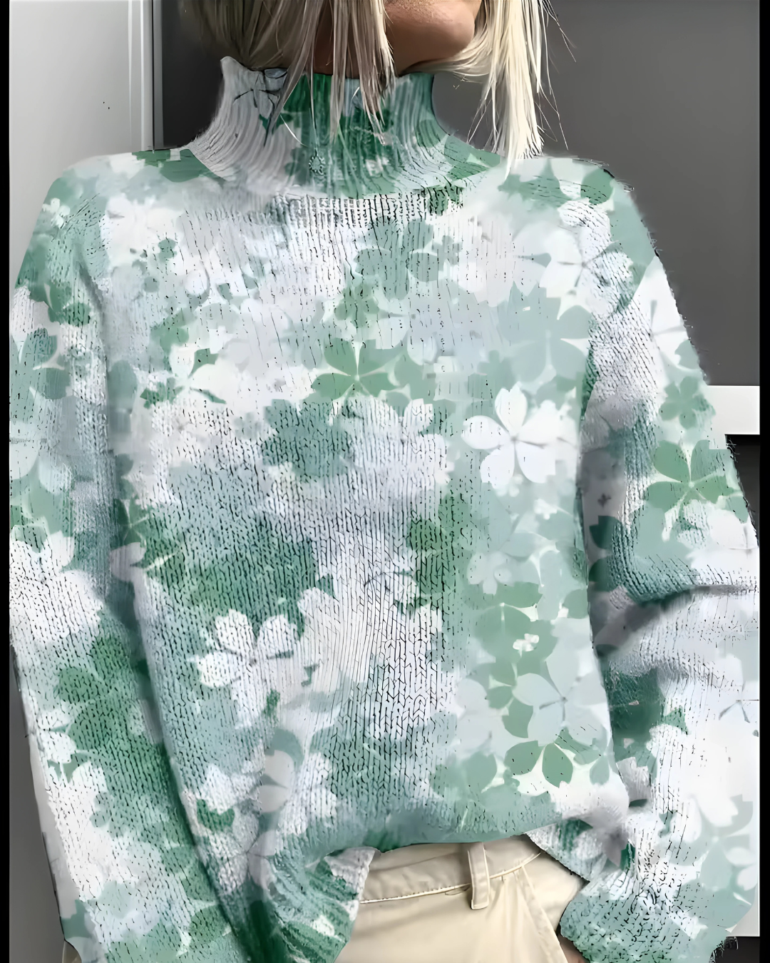 Adele – Pull à Col Roulé d’Hiver