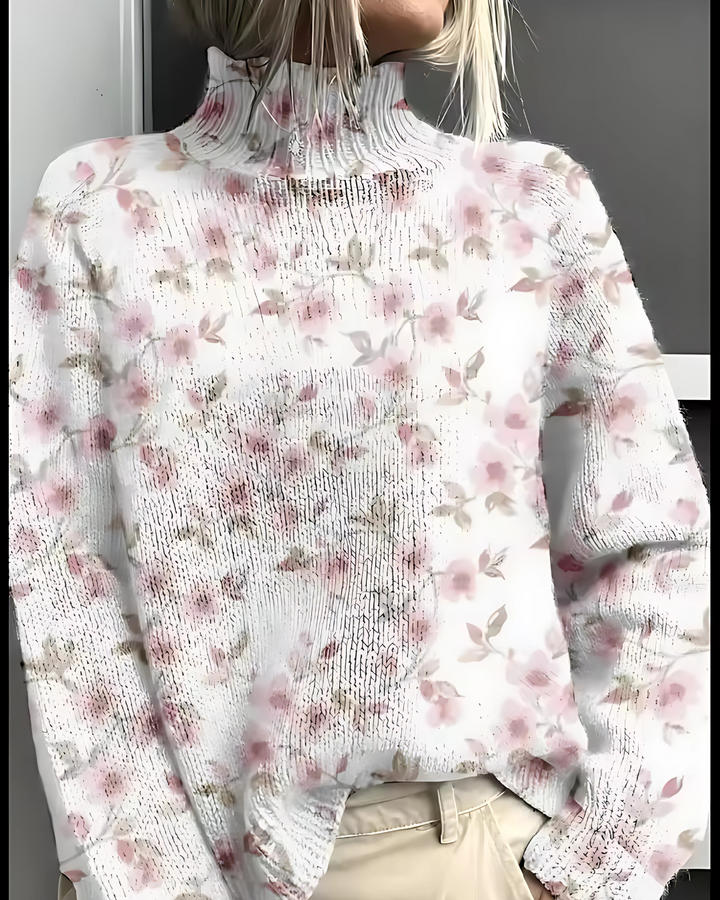 Adele – Pull à Col Roulé d’Hiver