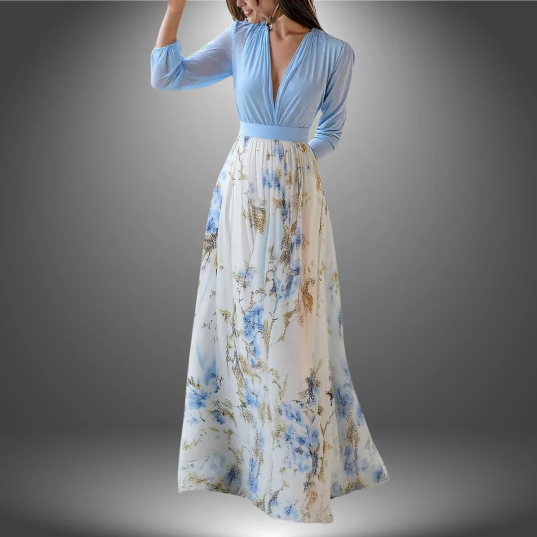 Fiorella | Robe longue élégante à imprimé floral
