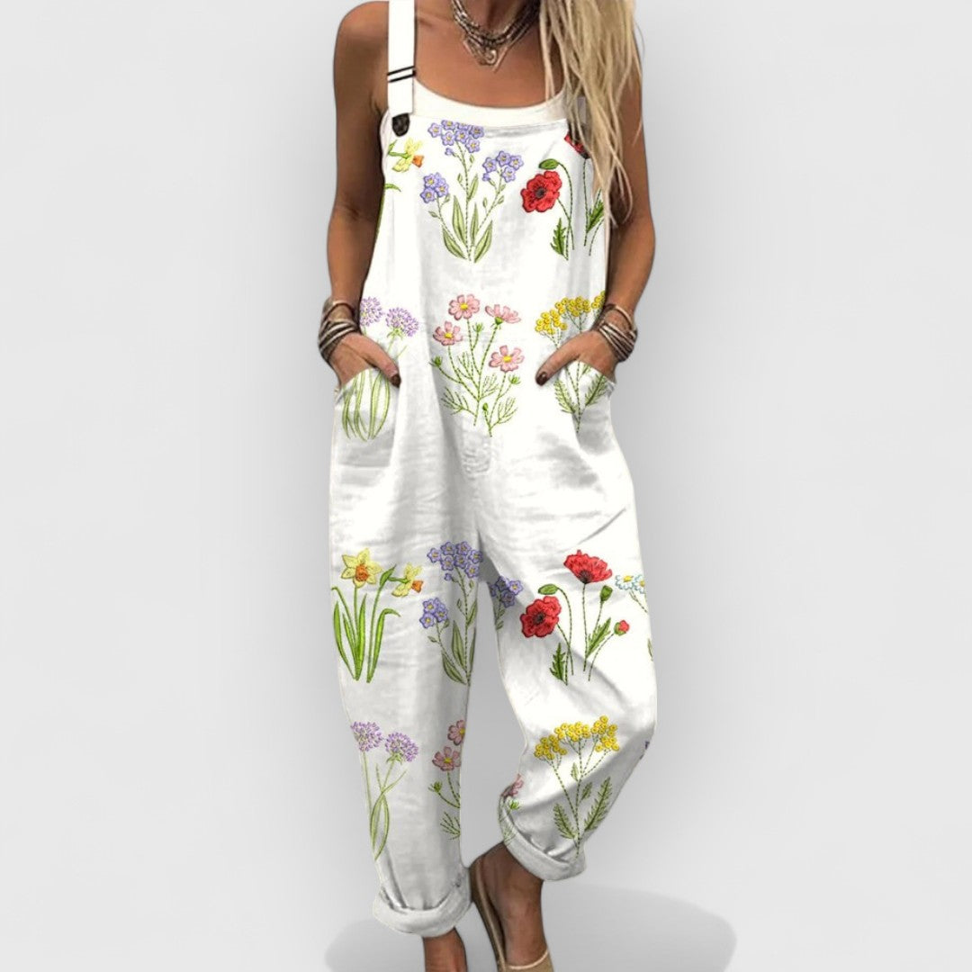 Belinda | Combinaison fleurie vintage artisanale