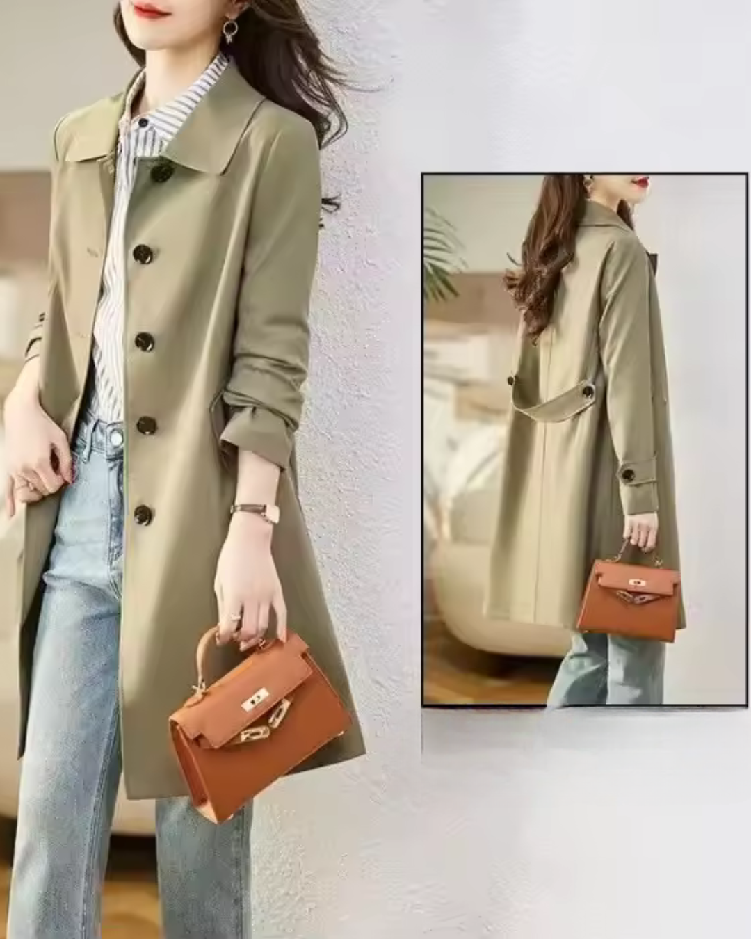 Paula – Manteau Mi-Long