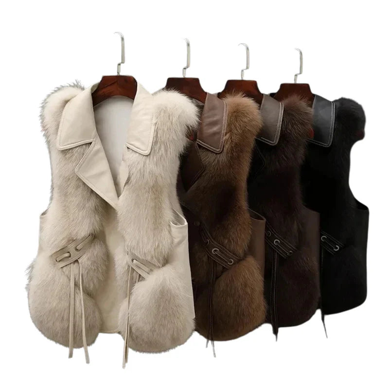 Gilet en fausse fourrure Clara