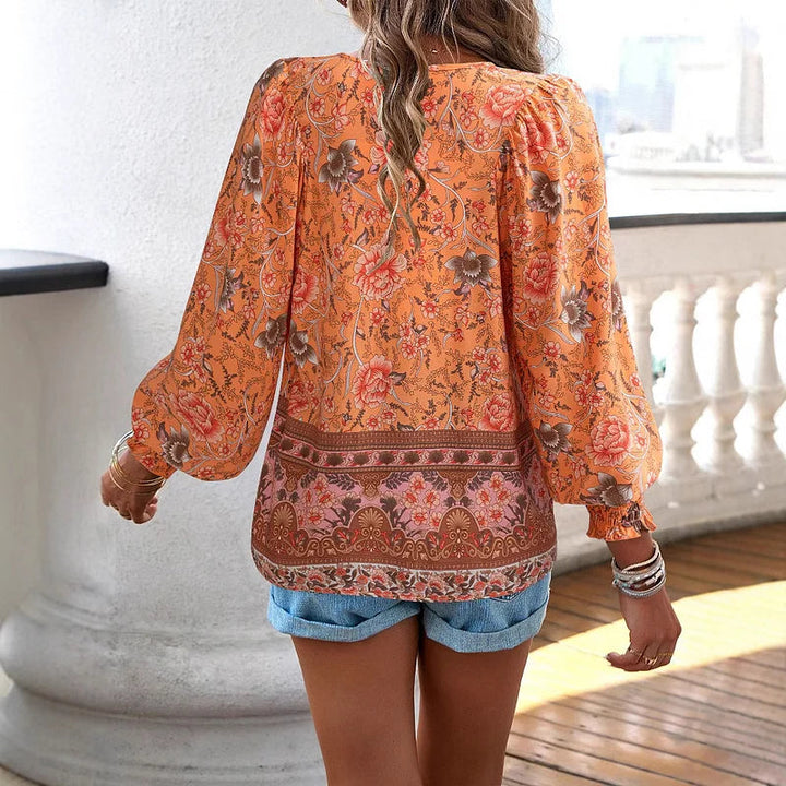 Sallie™ | Top Boho à imprimé floral