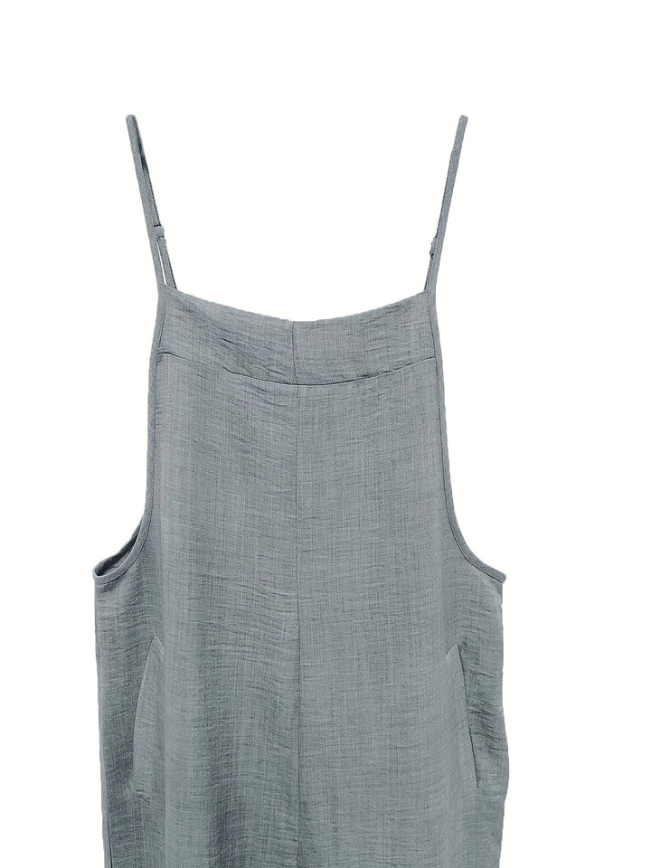 Annia™ | Salopette Décontractée à Jambes Larges avec Poches