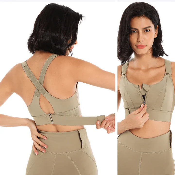Soutien-gorge De Sport À Absorbeur De Chocs À Haute Résistance À L'impact Avec Bretelles Réglables