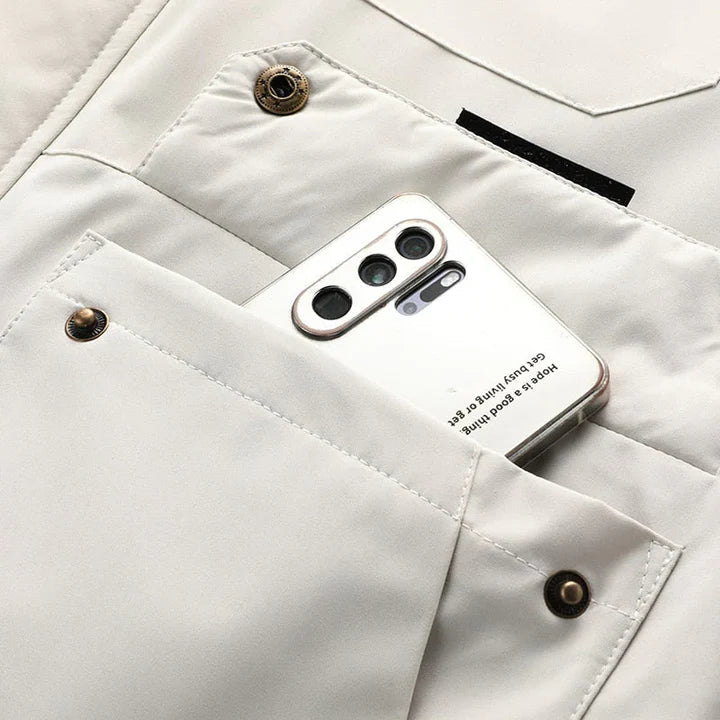 Vogue™ - Veste D'extérieur Confortable Coupe-vent Et Imperméable