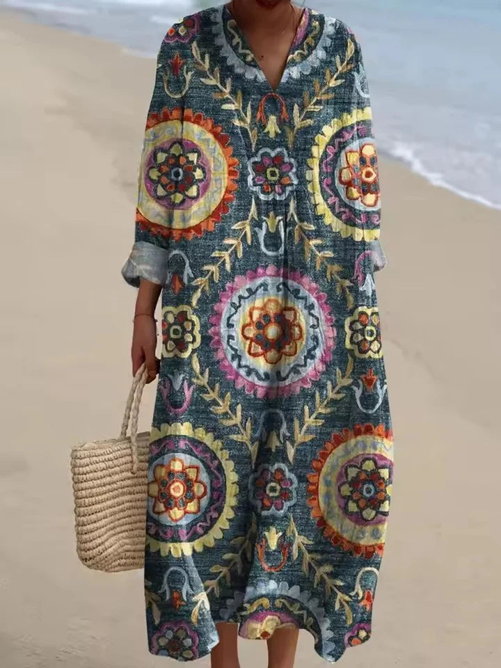 Emily – Robe Chemise Fleurie Élégante