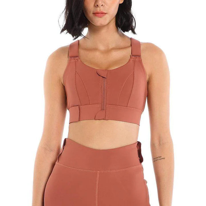 Soutien-gorge De Sport À Absorbeur De Chocs À Haute Résistance À L'impact Avec Bretelles Réglables