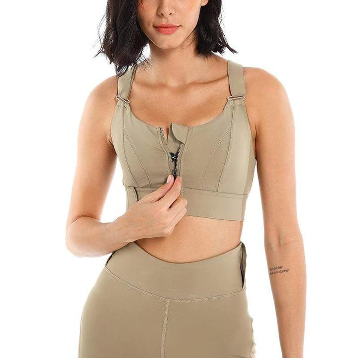 Soutien-gorge De Sport À Absorbeur De Chocs À Haute Résistance À L'impact Avec Bretelles Réglables
