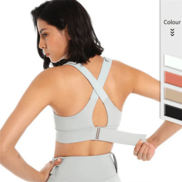 Soutien-gorge De Sport À Absorbeur De Chocs À Haute Résistance À L'impact Avec Bretelles Réglables