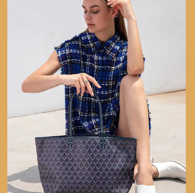 Ainara Leather Bag - Sac À Main De Grande Capacité Pour Femme