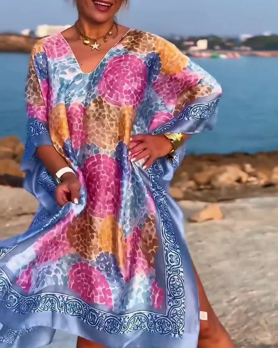 Paréo Imprimé Resort Maillot de Bain