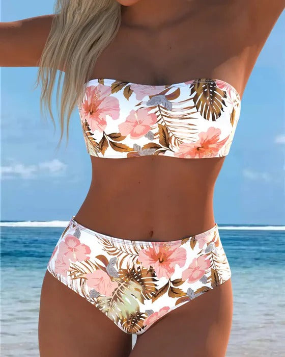 Bikini Bandeau Imprimé