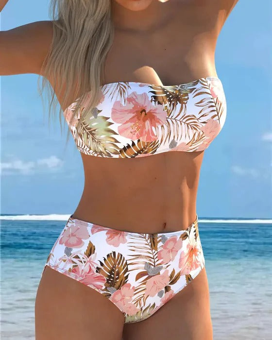 Bikini Bandeau Imprimé