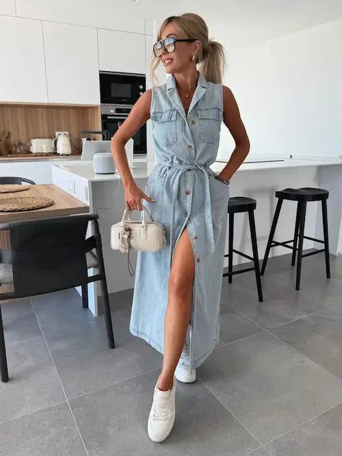 Ivy | Robe Longue en Jean