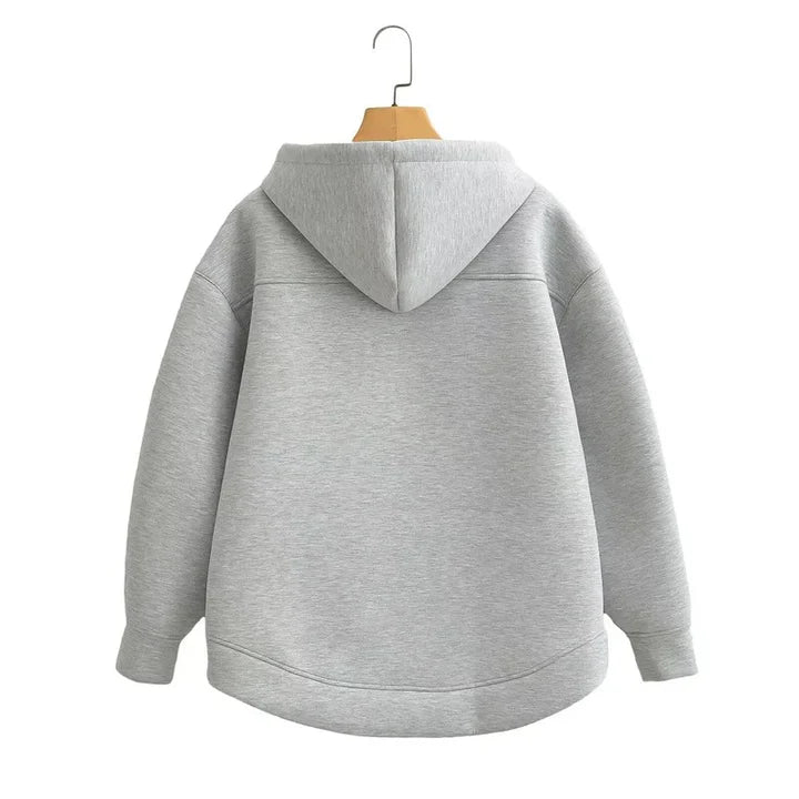 Cozyvibe | Sweat À Capuche Surdimensionné Unisexe Keyanketian Hiver Avec Double Poches