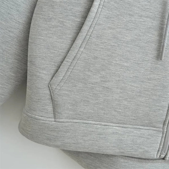 Cozyvibe | Sweat À Capuche Surdimensionné Unisexe Keyanketian Hiver Avec Double Poches