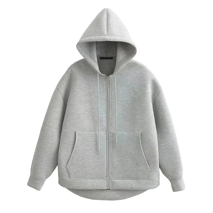 Cozyvibe | Sweat À Capuche Surdimensionné Unisexe Keyanketian Hiver Avec Double Poches