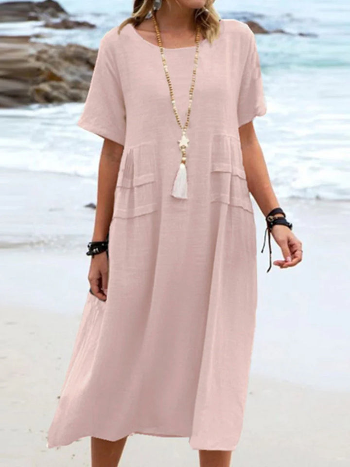 Aryuna – Robe Ample à Encolure Ronde