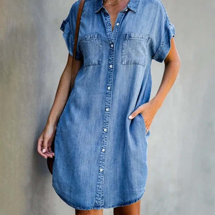Lina | Robe en jean